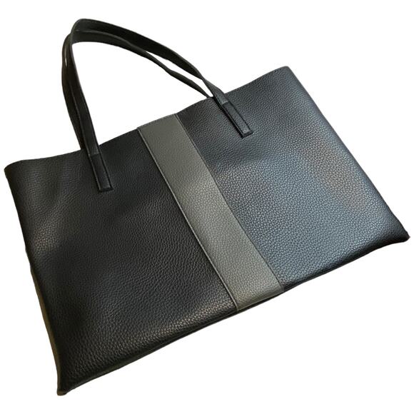 Vince Camuto Black and Gray Tote Bag - Picture 1 of 4